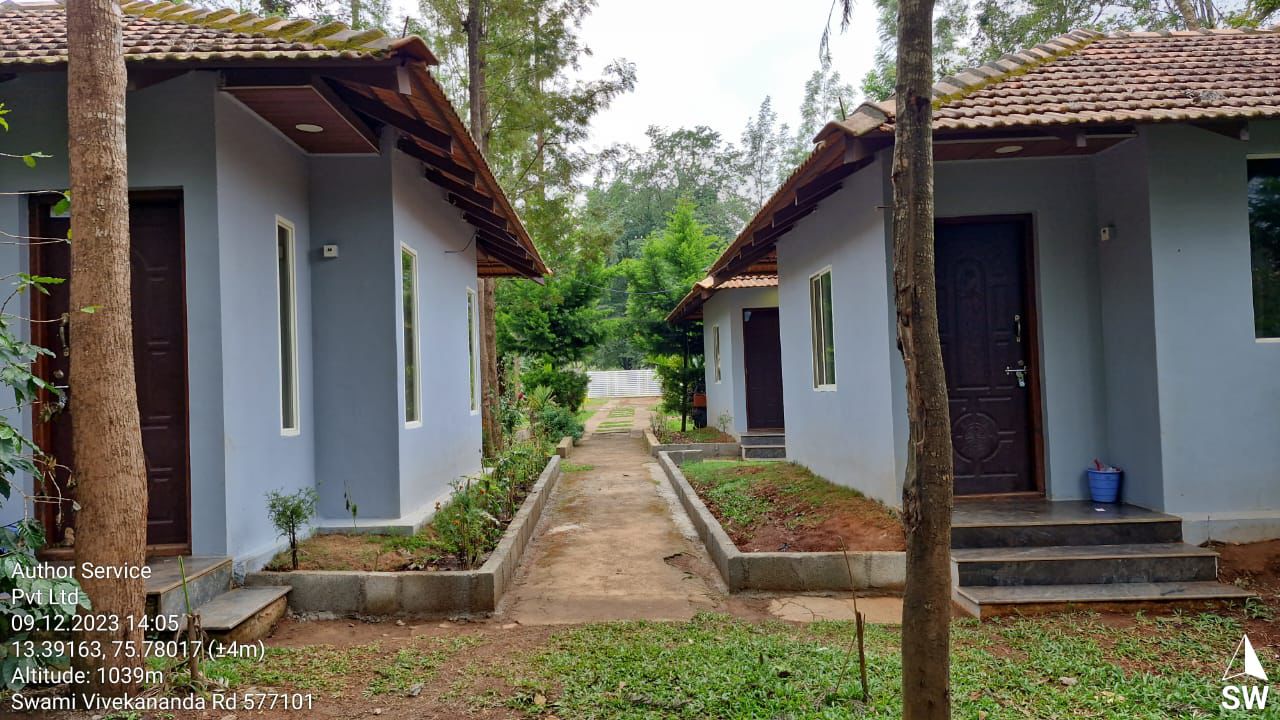  1 acre land with homestay +cottages for rent in Chikmagaluru